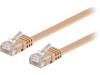 95881 Patch cord; U/UTP; 6; многопров; Cu; ПВХ; светло-коричневый