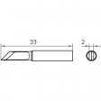 XNT KN Soldering tip Knife point