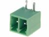 15EDGRC-3.5/2P, Разъемный клеммник; гнездо; "папа"; 3,5мм; угловой 90°; 7А; THT, DEGSON