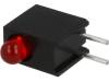 L-934EW/1ID LED; в корпусе; Кол-во диод:1; 3мм; THT; красный; 8-25мкд; 60°