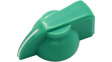 RND 210-00273 Pointer Knob, green, with line, Diameter19 mm