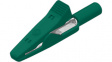 930 319-104 Crocodile clip diam. 2 mm green 30 VAC 60 VD