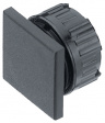 51-948.0 Blind cover black 18 x 18 mm black