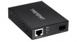 TFC-PGSFP PoE Media Converter, Ethernet - Fibre Single-Mode/Fibre Multi-Mode, Fibre Ports 