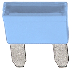 168.6785.5157, Fuse MINI(r) 15 A 32 VDC light blue, Littelfuse