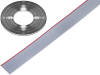 DS1057-08A282R-30.5 [30 м] Кабель: плоский; 1,27мм; многопров; Cu; 8x28AWG; ПВХ; серый; 30,5м