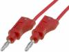 2112-100-RT, Измерительный провод; ПВХ; 1м; красный; 20А; Сечен.провода:1мм2, Electro-PJP