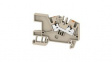2668660000 Terminal Block, Blade Terminal, 6.3 x 3.5 mm, 2 Poles, 800V, 24A, 0.14 ... 4mm², Dark Beige