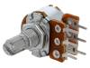R16148-1B-2-B500K, Потенциометр: осевой; однооборотный; 500кОм; 125мВт; ±20%; THT; 6мм, SR PASSIVES