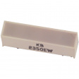 KB-2350EW Подсветка LED; красный; Линза: матовая, белая; ?d:625нм; 10-50мкд