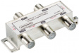 BZD1104 4-way satellite splitter F-connector socket - 4 x F-connector sockets f - f