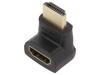 AINB0 Адаптер; HDMI гнездо 270°,вилка HDMI; Цвет: черный