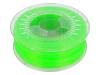 PLA-1.75-BRIGHT GREEN SEMI TRANSPARENT Филамент: PLA; полупрозрачный, зеленый (светлый); 1кг; 200-235°C