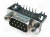 DS1037-09M Гнездо; D-Sub; PIN:9; "папа"; стандарт 7,2мм; Фиксация: винтами