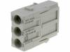 09140033002 Module for male contacts/Han(R) C-module, cable ш up to 7,5 mm/3 Crimp contacts