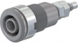 49.7043-28 Safety Socket diam.4mm Grey 32A 1kV Nickel-Plated