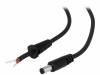 DC.CAB.1810.0150, Кабель; провода, вилка DC 5,5/1,7; прямой; 1мм2; черный; 1,5м, BQ CABLE (TME brand)