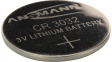 1516 - 0013 Lithium Button Cell Battery,  Lithium Manganese Dioxide, 3 V