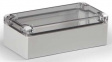 DABP081606T Cubo D 80 x 160 x 56 мм, глухая стенка, прозрачная крышка, ABS, IP 66/67