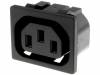 IEC-D-2 Разъем: питания AC; IEC 60320; C13 (F); гнездо; "мама"; 10А; 250ВAC