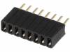 DS1065-07-1*8S8BV Гнездо; штыревое; "мама"; PIN:8; прямой; 1,27мм; THT; 1x8