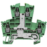 1036300000, WDK 2.5PE terminal block, screw, clamping yoke, 400v, 4mm2, Weidmuller