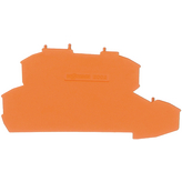 2002-2292, End plate,orange, Wago
