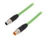 1997 0985 342 108/2 M, M12-M12; код A-DeviceNet / CANopen,код D-Ethernet; 2м; вилка, Lumberg Automation (Belden brand)