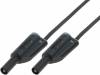 2617-IEC-200-SW, Измерительный провод; 2м; черный; 36А; Сечен.провода:2,5мм2, Electro-PJP
