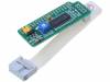 SERIAL GLCD ADAPTER 128X64 Плата: переходная; IDC10; Состав набора: макетная плата