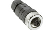 RKCQ 4/9 Cable socket M12 Poles 4