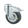 2477DYK125P30 Steering castor with brake 125 mm