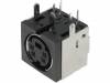 MDC-204 Гнездо; DIN mini; "мама"; PIN:4; THT; угловой 90°