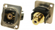 CP30231M XLR Feedthrough RCA Connector