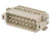 DA-016-M Разъем: HDC; контактная вставка; "папа"; DA; PIN:16; 16+PE; 16А