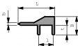 1080H.61 [100 шт] Star bit Silver-Plated Brass 0.8 mm