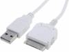 TCAB-204 Кабель; USB 2.0; вилка USB A, вилка Apple Dock; 1,2м; белый