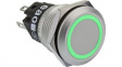 82-5551.1134 Illuminated Pushbutton Green 19mm 24V 3 A 1 Change-Over (CO)