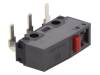AVM3705613 Микропереключатель SNAP ACTION; без рычага; SPDT; 0,1A/250ВAC