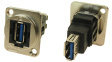 CP30205NM USB Adapter in XLR Housing, 9, 2 x USB 3.0 A