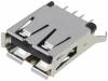 1734366-1, Гнездо; USB A; на плату; THT; PIN:4; прямой, TE Connectivity