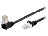 94175 Patch cord; U/UTP; 5e; многопров; CCA; ПВХ; черный; 10м