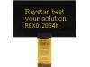 REX012864KYPP3N00000, Дисплей: OLED; графический; 128x64; Размер окна:61,41x30,69мм, RAYSTAR OPTRONICS