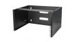 WALLMOUNT6 19" Wall Mount Network Rack 498x350x350mm Steel 6U Black