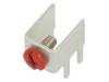 7762-2, Наконечник: винтовой зажим; THT, зажим под винт; красный; 7,5x5мм, Keystone