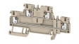 2469370000 Terminal Block, Push-In, 2 Poles, 16A, 1.5mm2, Dark Beige