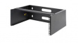 WALLMOUNT4 19" Wall Mount Network Rack 498x350x350mm Steel 4U Black
