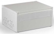 OPCM304018G Cubo O 300 x 400 x 187 мм, метрические выбивные отверстие, серая крышка, PC, IP