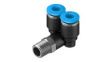 QSYL-1/8-6 Push-In Y-Fitting, 43.3mm, Compressed Air, QS