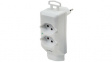 1507922115 Plug-in power strip white 10 A/230 VAC Typ 12